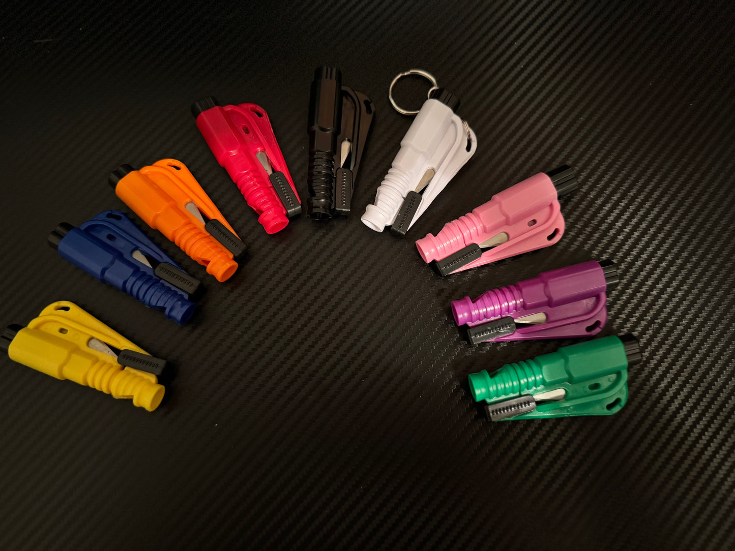 3-N-1 Seatbelt Cutter, Safety Whistle, Window Breaker
