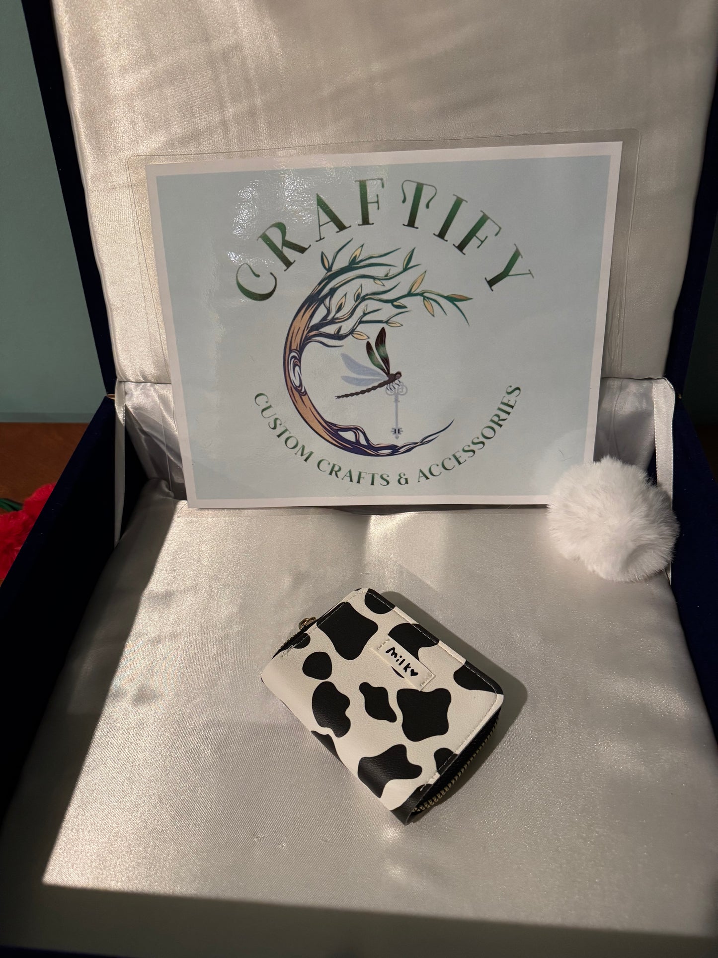 Cow Print Wallet
