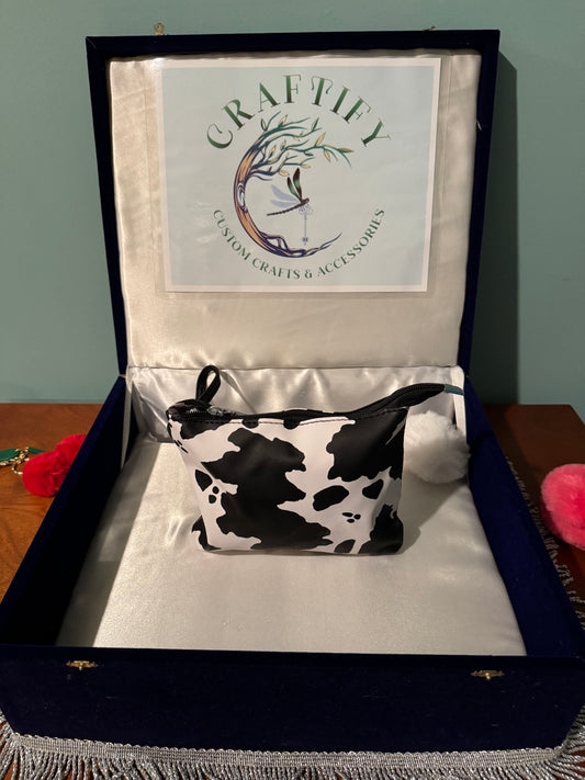 Cow Cosmetic Bag
